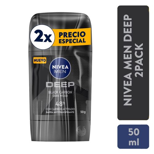 Deo Nivea Barra Barra Deep 2pk 100gr