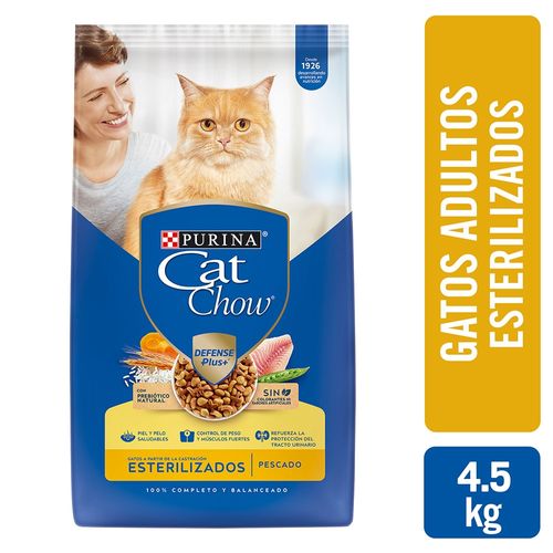 Alimento para gatos Purina Cat Chow esterilizados 4.5 kg