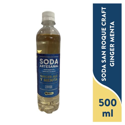 Soda Sanroque Craft Girger Menta 500ml