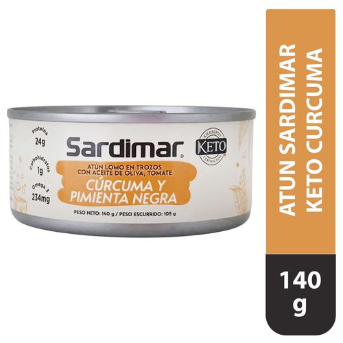 Atun Sardimar Keto Curcuma 140g