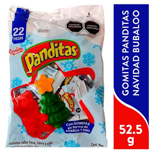 Gomitas Bubba Panditas Navidad 52.5g