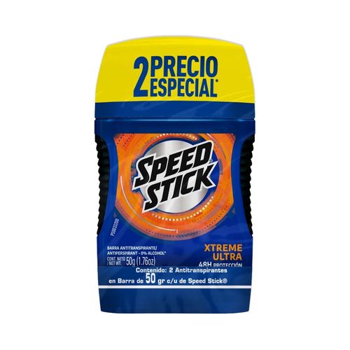 Desodorante Antitranspirante Speed Stick 24/7 Xtreme Ultra Barra 50 g 2 Pack